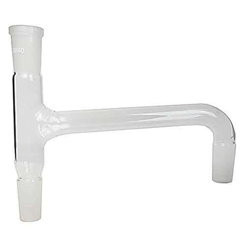 GSC 4009, Borosilicate Glass Distillation Arm, 24/40 Bottom Joint, Clear - Poueer