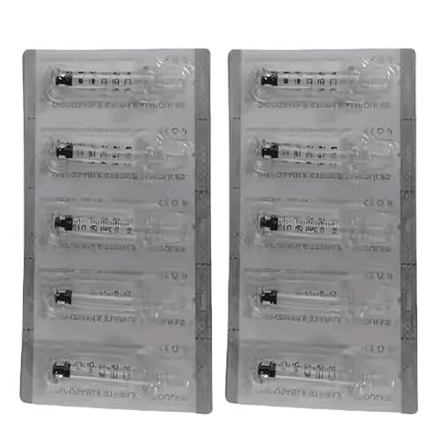 20PCS Empty Nozzle Adapter Head Accessories Consumables, Small Ampoule Bottles Vials for Face Skin Care Pen (o.3ml) - Poueer