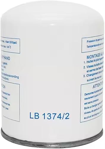 Spin-On Air Oil Separator LB1374/2 Compatible with Mann Screw Air Compressor - Poueer