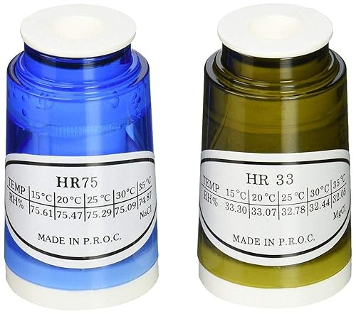 Extech Instruments RH350-CAL 33% and 75% RH Calibration Bottles for RH350 Superheat Psychrometer - Poueer