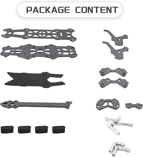 Mark4 FPV Frame 295mm FPV Racing Drone Frame 7inch 3K Carbon Fiber Frame Quadcopter FPV Freestyle Frame with 5mm Arms - Poueer