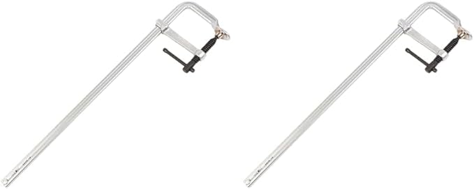 Wilton Light-Duty F-Clamp, 8' Opening, 4-3/4' Throat, 1200 Lbs. Clamping Force (Model 1200S-8) (Pack of 2) - Poueer