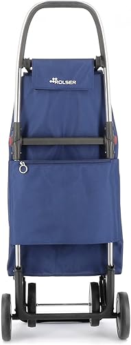 Rolser I-Max MF 4 Wheel Foldable Shopping Trolley - Orange - Poueer