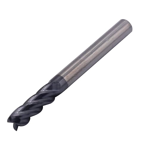 BestParts High Performance 5pcs 7/16' Solid Carbide Square End Mills, AlTiN Coated, 4 Flute, 30 Degree Helix, 7/16' Cutting Diameter, 7/16' Shank Diameter, 1' Length of Cut, 2-3/4' Overall Length - Poueer