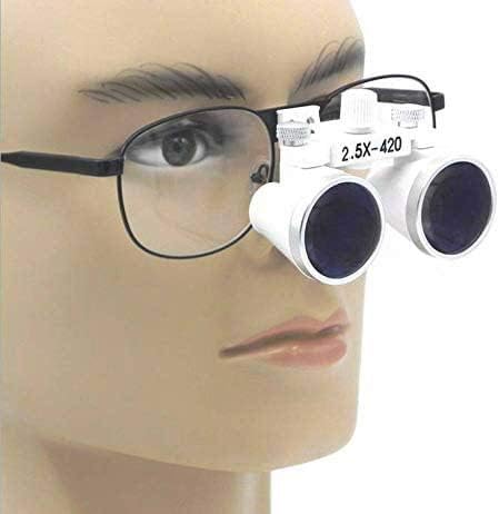 Medical Binocular Loupes Glasses Magnifier DY-104 (3.5X) - Poueer