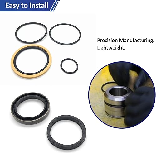 REPLACEMENTKITS.COM Bush Hog Hydraulic Seal Replacement Kit | Compatible with Bush Hog M300, 2447QT, 2446QT, 2426QT, 2427QT Boom & Bucket Cylinders | Replaces Part 25H49328 - Poueer