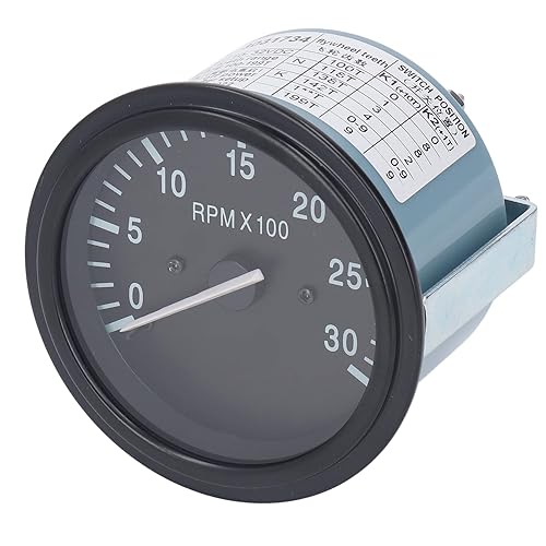 Engine Tachometer 3031734 Digital Timer0 Instrument Box Pressure Gauge Generator Set Instrument Box 0 3000Rpm 10 32Vdc Tachometer Tachometers - Poueer
