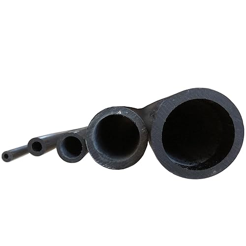 – Carbon Fiber Tube - 4mm X 2mm x 1000mm – Pultruded Round Hollow Carbon Fiber rods Black Matte Finish - Pure Carbon Fibre Hollow Tube shafts - for RC Planes-Drones, Boat DIY Craft Projects - Poueer
