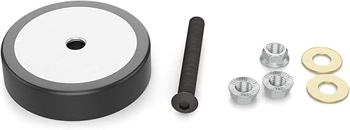 Isolate It!: Sorbothane Anti-Vibration Leveling Mount - 3/8-16 3' Stud - 0.88' (H) - 3.5' (Dia) 70 Duro - 2 Pieces - Poueer