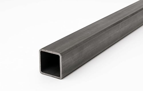 2' x 2' x 0.083' Sidwall Thickness | Various Lengths | 12', 24', 36', 48' & 60' Long | Mild Steel Square Tube, Hot Rolled Steel (60 Inches) - Poueer