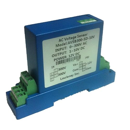 AC Voltage Transducer Voltage Sensor Transmitter Transformer Input 0-350V AC Output 0-10V DC - Poueer