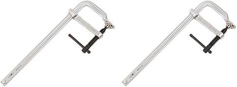 Wilton Light-Duty F-Clamp, 8' Opening, 4-3/4' Throat, 1200 Lbs. Clamping Force (Model 1200S-8) (Pack of 2) - Poueer