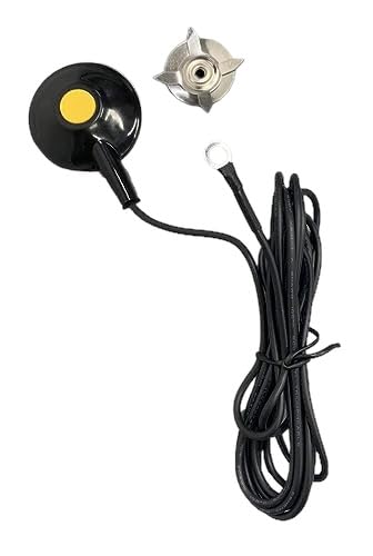 ESD Dissipative Mat Kit - Foam Mat - Three Layer Vinyl [with a Wrist Strap, Grounding Cable, and Dual Bench] (2ft x 2ft, Blue) - Poueer