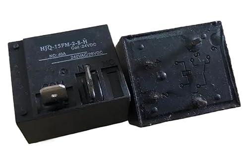 1Pcs HJQ-15F-2-S-H 12VDC ; HJQ-15FM-2-S-H 24VDC ; (T91A-30A/40A) Relay 4pins(HJQ-15FM-2-S-H 24VDC) - Poueer
