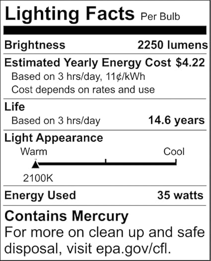 S3130 35w High Pressure Sodium Lamp (Lu35/Med) - Medium Base - Clear - Poueer