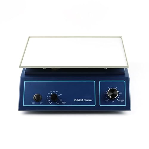 Orbital Shaker - LE8S Adjustable Lab Oscillator RPR Horizontal Rotator Shaker 0-210rpm Laboratory Orbit Shakers with Anti-Slip Platform - Poueer