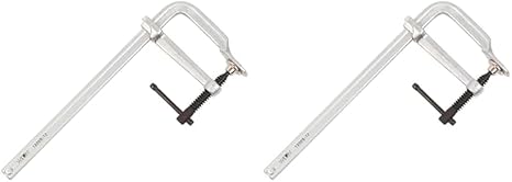 Wilton Light-Duty F-Clamp, 8' Opening, 4-3/4' Throat, 1200 Lbs. Clamping Force (Model 1200S-8) (Pack of 2) - Poueer