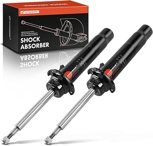 A-Premium Front Shock Absorber Compatible with BMW E84 Series X1 2013 2014 2015, AWD, Driver and Passenger Side - Poueer