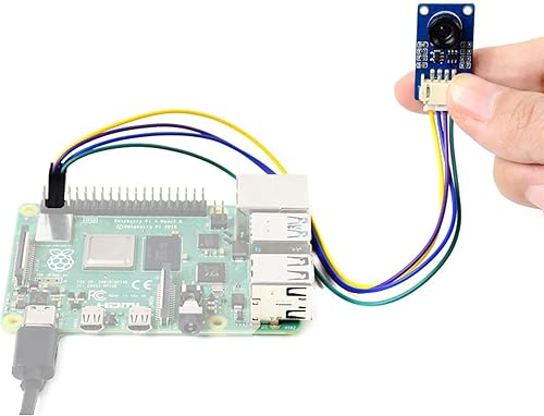 MLX90641 IR Array Thermal Imaging Camera, 55° Field of View, 16x12 Pixels, I2C Interface, Compatible with Raspberry Pi 5/ 4B/3B+/3B/2B/A+/Zero W/WH/Zero 2 W/Pico 2W/Ar-duino/STM32,etc. - Poueer