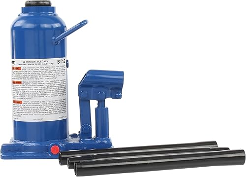 OTC BT12 12-Ton Inline Bottle Jack - Made in USA - Poueer
