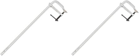 Wilton Light-Duty F-Clamp, 8' Opening, 4-3/4' Throat, 1200 Lbs. Clamping Force (Model 1200S-8) (Pack of 2) - Poueer
