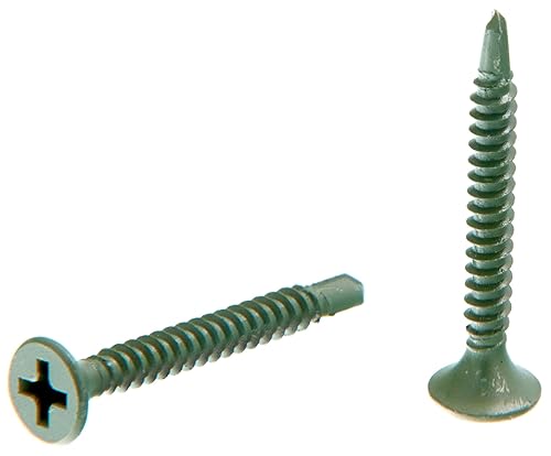 SENCO 06C125WK 6-Gauge 1-1/4 in. Collated Drywall to Heavy Steel Screws (1,000-Pack) - Poueer