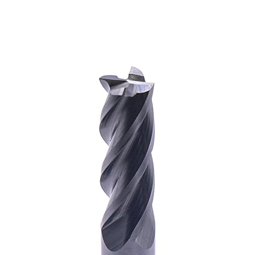 BestParts High Performance 5pcs 7/16' Solid Carbide Square End Mills, AlTiN Coated, 4 Flute, 30 Degree Helix, 7/16' Cutting Diameter, 7/16' Shank Diameter, 1' Length of Cut, 2-3/4' Overall Length - Poueer