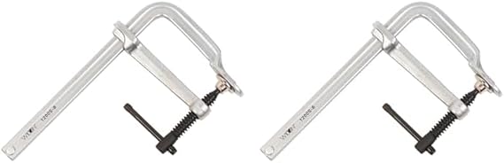 Wilton Light-Duty F-Clamp, 8' Opening, 4-3/4' Throat, 1200 Lbs. Clamping Force (Model 1200S-8) (Pack of 2) - Poueer