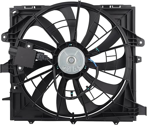 Engine Radiator Cooling Fan Fit for 2014-2015 Cadillac CTS,2013-2015 ATS,84001484 23190331 - Poueer
