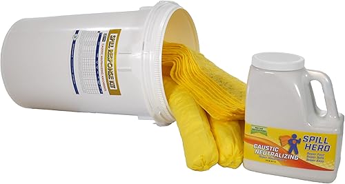 Base/Alkaline/Caustic Neutralizer 6.5 gal Spill Kit - Poueer