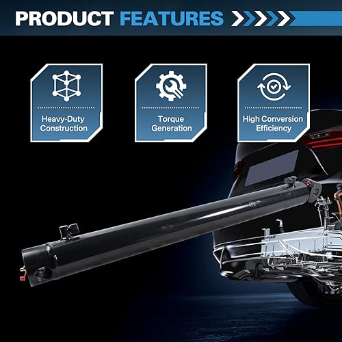 7117667 Hydraulic Lift Cylinder Compatible with Bobcat S205 S175 S185 T190 773 Skid Steer Loader - Poueer