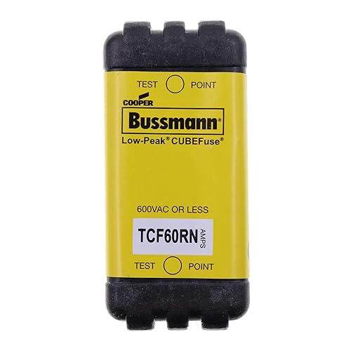 Cooper Bussmann TCF60RN Cube Fuse, 60 Amp, Non-Indication - Poueer