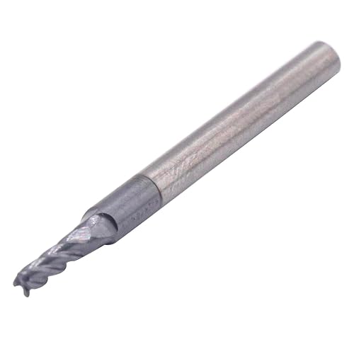 BestParts High Performance 5pcs 7/16' Solid Carbide Square End Mills, AlTiN Coated, 4 Flute, 30 Degree Helix, 7/16' Cutting Diameter, 7/16' Shank Diameter, 1' Length of Cut, 2-3/4' Overall Length - Poueer