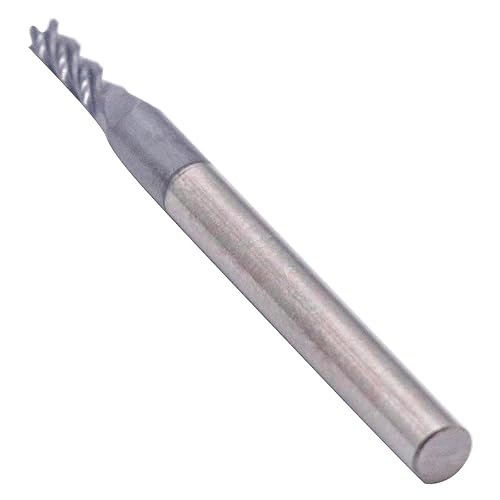 BestParts High Performance 5pcs 7/16' Solid Carbide Square End Mills, AlTiN Coated, 4 Flute, 30 Degree Helix, 7/16' Cutting Diameter, 7/16' Shank Diameter, 1' Length of Cut, 2-3/4' Overall Length - Poueer