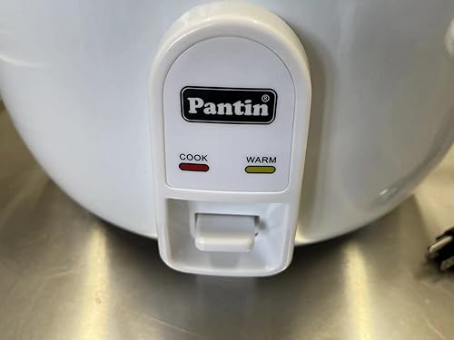 Pantin Commercial Electric Rice Cooker – 25 Cups Raw / 50 Cups Cooked Capacity w/Measuring Cup & Scoop – High-Efficiency Large Rice Cooker Commercial Rice Cooker for Restaurants, Hotels and Catering - Poueer