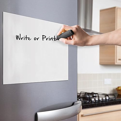 Flexible Vinyl Roll of Magnet Sheets - Super Strong & Ideal for Crafts - Commercial Inkjet Printable (2 ft x 25 ft x 30 mil) - Poueer