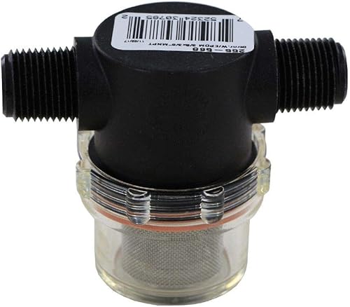 Shurflo 8000-541-236 Automatic-Demand 12V Diaphragm Pump with Shurflo 255-568 Strainer (Bundle, 2 Items) - Poueer