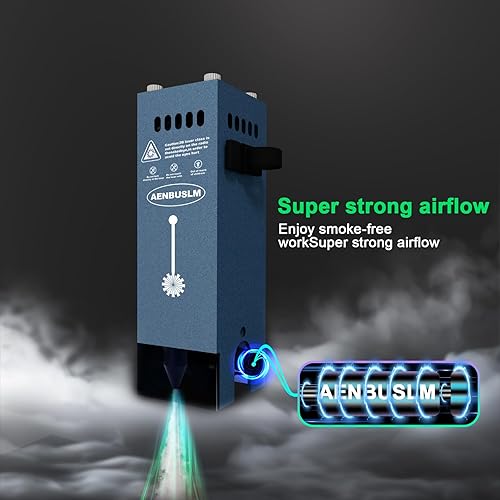 AENBUSLM 20W Laser Engraver Module,10000mW Output Power,Built-in Air Assist,Fixed-Focus,Double Ultra-Fine Compressed Spot CNC Carving DIY Laser Masterfor Laser Engraver Machine - Laser Class:lV - Poueer