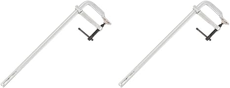 Wilton Light-Duty F-Clamp, 8' Opening, 4-3/4' Throat, 1200 Lbs. Clamping Force (Model 1200S-8) (Pack of 2) - Poueer