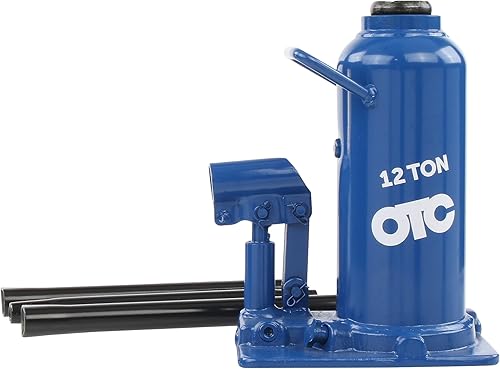 OTC BT12 12-Ton Inline Bottle Jack - Made in USA - Poueer