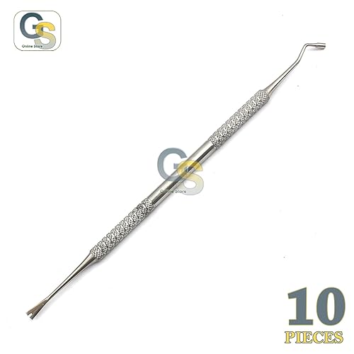 G.S 10 PCS Ligature Tying APPLYING Director Plugger 2.4MM Orthodontics Dental Stainless Steel Instruments Best Quality - Poueer