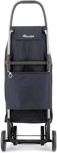 Rolser I-Max MF 4 Wheel Foldable Shopping Trolley - Orange - Poueer