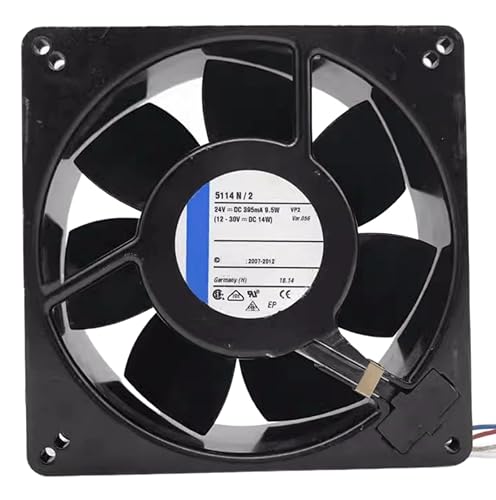 24V 5114N/2 395MA 9.5W 13538 Cooling Fan 135X135X38MM 3-Wire - Poueer