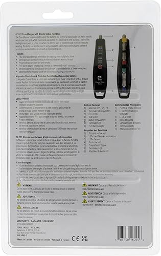 IDEAL Electrical 62-201 Coax Mapper w/ 4 Remotes - Poueer