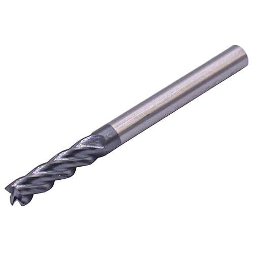 BestParts High Performance 5pcs 7/16' Solid Carbide Square End Mills, AlTiN Coated, 4 Flute, 30 Degree Helix, 7/16' Cutting Diameter, 7/16' Shank Diameter, 1' Length of Cut, 2-3/4' Overall Length - Poueer