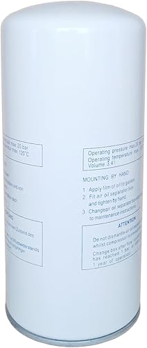 2202929400 2202929450 Air/Oil Separator Compatible with GA Series Air Compressor Replacement Filter Parts 1630404600 - Poueer