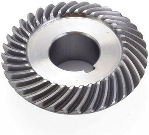 Pinion Gear 1 Set Metal Spiral Bevel Gear 18 Teeth 36 Teeth Milling Machine Accessories Lifting Gear C77 C96 Helical Mill Gear Part bore Shaft - Poueer