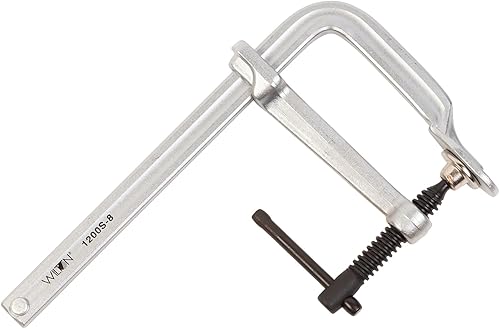 Wilton Light-Duty F-Clamp, 8' Opening, 4-3/4' Throat, 1200 Lbs. Clamping Force (Model 1200S-8) (Pack of 2) - Poueer