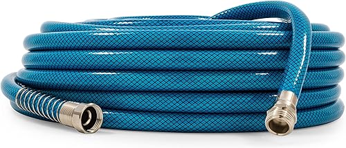 Camco 100' Heavy-Duty Contractor's Water Hose - Premium Reinforced Outdoor Hose (22883) - Poueer