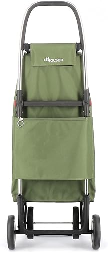 Rolser I-Max MF 4 Wheel Foldable Shopping Trolley - Orange - Poueer